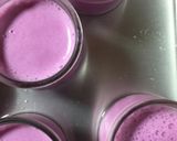 紫いもの飲むヨーグルトで作るムース作り方4写真