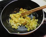 ゴーヤのわたで卵炒め♪作り方4写真