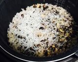大豆缶と塩昆布の炊き込み御飯作り方1写真