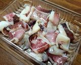 海鮮と挽肉のピリ辛炒め♪作り方1写真