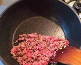 海鮮と挽肉のピリ辛炒め♪作り方4写真