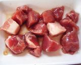 酸っぱさ控えめな酢豚♪作り方2写真