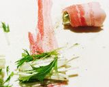 豚バラ肉巻き☆水菜カレー風味作り方1写真