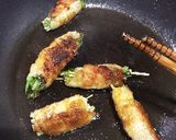 豚バラ肉巻き☆水菜カレー風味作り方4写真