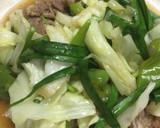 レンジで・豚肉と野菜の中華炒め風作り方14写真