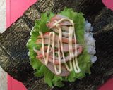 市販のコロッケでおにぎらず♡作り方4写真