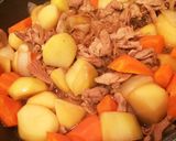 隠し味☆フライパンで作る簡単肉じゃが☆作り方5写真
