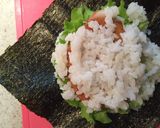 市販のコロッケでおにぎらず♡作り方5写真