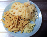 天然だしパックで作る 蓮根の炊き込みご飯作り方3写真