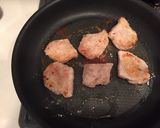 超簡単！豚モモ1口カツの味噌焼き♡作り方4写真