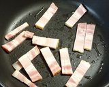 うどんdeカルボナーラ作り方1写真
