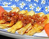 沢庵（たくあん）入り食べるラー油作り方4写真
