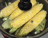 フライパンで☆とうもろこしの蒸し茹で方☆作り方2写真