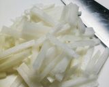 もずくと大根の味噌汁♬*゜作り方2写真