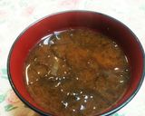 もずくと大根の味噌汁♬*゜作り方4写真