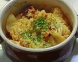 タコとジャガイモのガーリックオイル焼き作り方4写真
