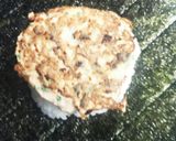 鶏ミンチと細ねぎのおにぎらず作り方3写真