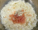 じゃがいもと明太子のイモモチ風作り方4写真