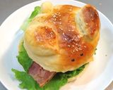 【絶品】テリヤキ月見うさぎバーガー♪作り方14写真
