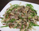 うちの☆野菜たっぷり♪チンジャオロースー作り方5写真
