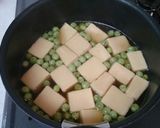 うすいえんどうと高野豆腐の卵とじ作り方2写真
