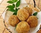 白玉粉で簡単♪　おいし～ぃごま団子作り方13写真