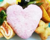 お弁当に♪簡単ハート型おにぎり作り方5写真