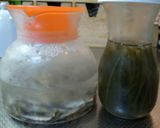 庄内麩としらす、ワカメのみそ汁作り方1写真