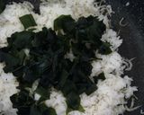 レモン風味のしらす＆わかめ炒飯作り方8写真