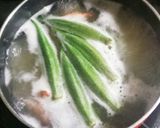 ☆オクラとエビのワンポットパスタサラダ☆作り方1写真