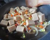 あり合わせで作る♪こうや豆腐の卵とじ♡作り方2写真