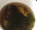 椎茸とわかめのスープ作り方5写真