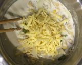 ワンポットパスタ☆焼かないグラタン♫作り方5写真