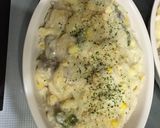 ワンポットパスタ☆焼かないグラタン♫作り方7写真