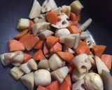 ココナツシュガーと白だしで根菜の煮物！作り方4写真