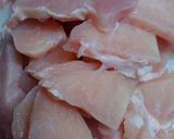 鶏肉ともやしのガーリック醤油炒め⭐作り方1写真