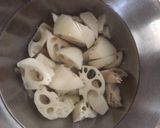 蓮根と長芋のそぼろ煮♪作り方2写真