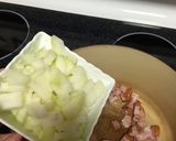 ルクルーゼでゴロゴロ野菜ミネストローネ作り方4写真