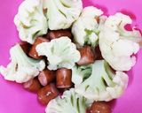 カリフラワーとウインナーのチーズ焼き作り方3写真