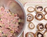 キノコ帽子の秋なすバーグ♡作り方3写真
