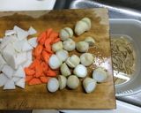 今日朝食 けんちん豚汁作り方3写真