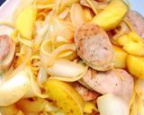 じゃがいもとソーセージで簡単ズボラパスタ作り方8写真