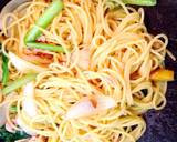 ツナと小松菜の簡単ズボラ味噌バターパスタ作り方6写真