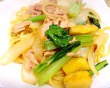 ツナと小松菜の簡単ズボラ味噌バターパスタ作り方8写真