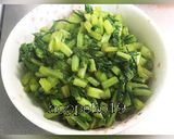 素朴☆カブの葉炒めと納豆混ぜ混ぜ作り方5写真