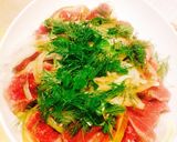 無花果と牛肉のタリアータ作り方7写真