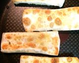 簡単☆ギョーザの皮でピザみたいなおつまみ作り方3写真