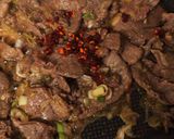 焼肉ラー油丼作り方4写真