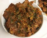 焼肉ラー油丼作り方5写真