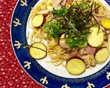 さつまいも・きのこ♪バター醤油和風パスタ作り方6写真